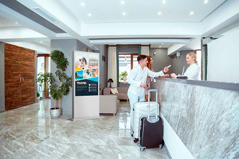 Digital signage for hotels