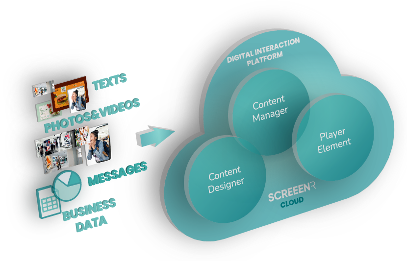 Digital Interaction Platform software cloud element